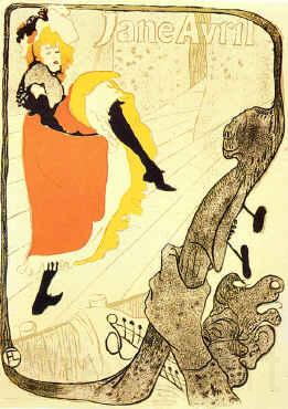  Henri  Toulouse-Lautrec Jane Avril -1893